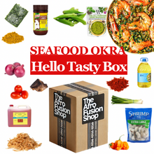 Load image into Gallery viewer, Shrimp Okra + Swallow Ingredient Box